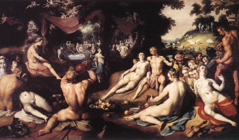 The Wedding of Peleus and Thetis df, CORNELIS VAN HAARLEM